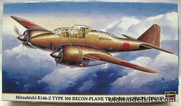 Hasegawa 1/72 Mitsubishi Ki-46-II Type 100 Recon-Plane Trainer Version (Dinah), 00184 plastic model kit